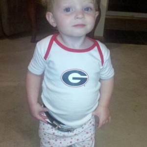 Daddys girl...Yeah we like Georgia Football