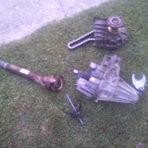 My buddy sent me this. His drive shaft broke, doin 70 on the interstate. To