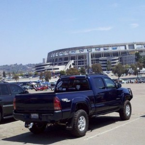Tailgating practice....Chargers v. Seahawks.