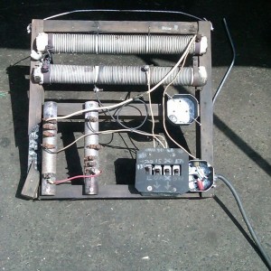 Old school load tester for generators. Sent wirelessly from my BlackBerry d