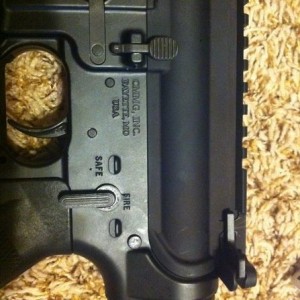 PSA upper and cmmg lower. The finishes don't match up that well...
