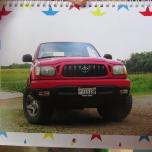 Derek on the cover of my calendar