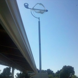 New wind turbine in the back yard!