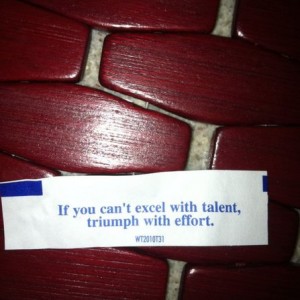 What kinda shit is this. Basically telling me I have no talent