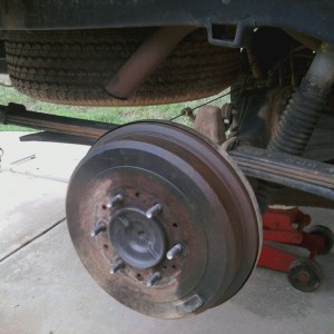 Shit my rear axle seal is blown.
