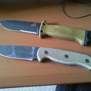 Which knife would be better for bushcraft and outdoor chores? Ontario Tak-1