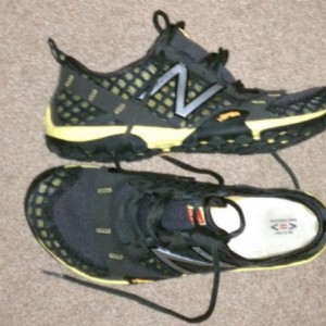 i'm really digging these minimalist running shoes. no knee pain or shi