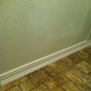 FAT. Baseboards are in. Just need paint now