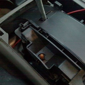 What is that little orange thing located under the shifter letters?