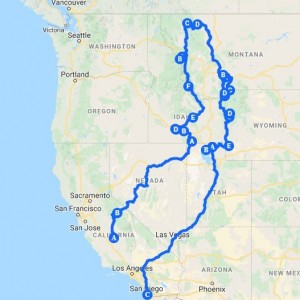 GFC Trip Map