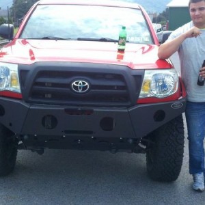 Dave got his bumper on