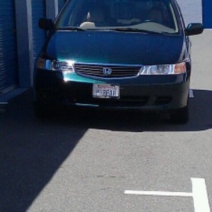 Pedobear? Old guy driving it too lol