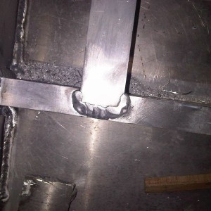 First ever aluminum weld!