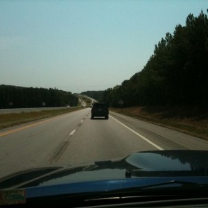 On road in Tyler Texas heading Alabama