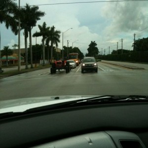 At a fairly busy intersection. And no farm land close by... Daily driver?