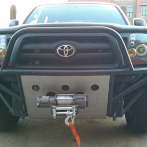 Removable winch installed!