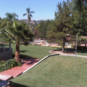 View from robby gordons house