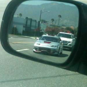The red LEDs on the roof make it go faster