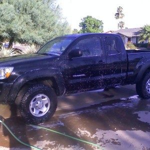 Gettin a bath