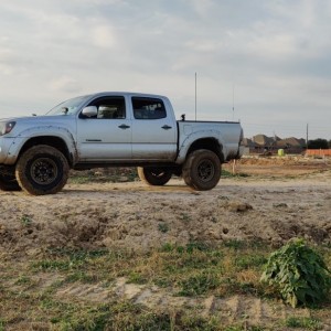 Dirt mound climbing