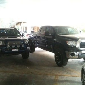 The Tundra and yes it is a 4x4