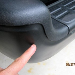 Bumper stress marks