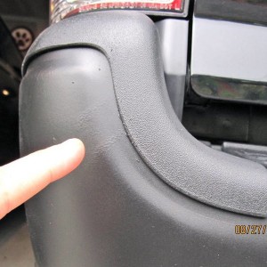 Bumper stress marks