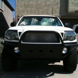 New grille mesh.