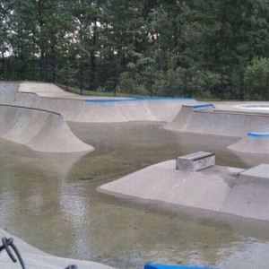 Was gonna ride the local park, better off bringing a jet ski and tube then 