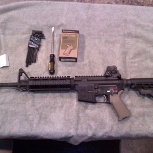 Putting together my first dedicated .22LR....Spikes Tactical lower..dedicat