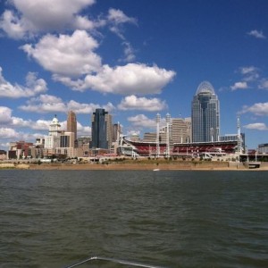 My view yesterday of Cincinnati.