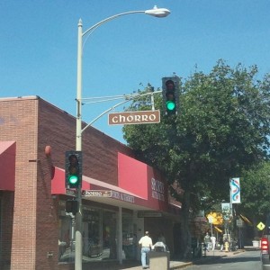 Maybe this street has good traffic flow...
