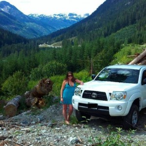 Forest servie road outside Pemberton/Whistler area B.C.