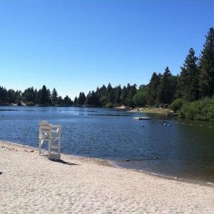 Enjoying the day at Green Valley Lake today. 75 degrees and beautiful.