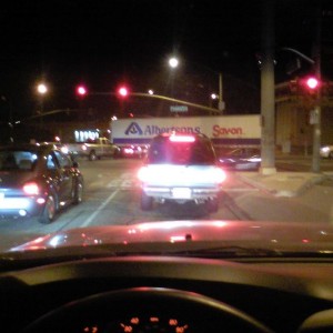 Efff albertsons truck for blocking the dam intersection