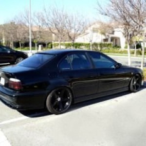 It was a supercharged e39 BMW 540i