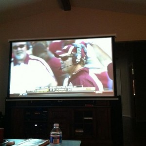 Watching my boys do some damage!