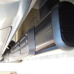 OEM black aluminum step bars