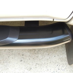 OEM black aluminum step bars