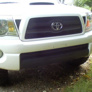 Gave her a black lip :) helps hid the hole i put in her at rc the last trip