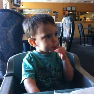 Lunch with my boy today!