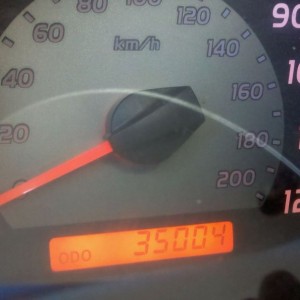 Just turned over 35k....sigh...