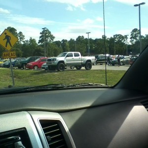 Anybody here? Unf campus lot 14...seen a lot of nice trucks on campus. Had 