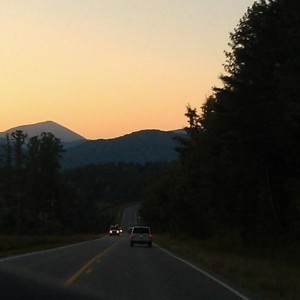 Heading to the mountains.