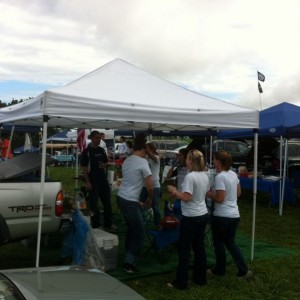 Woot! Tailgating.