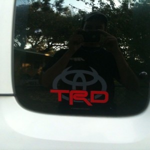 TRD off road stickers