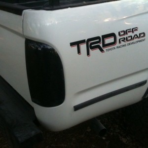TRD off road stickers
