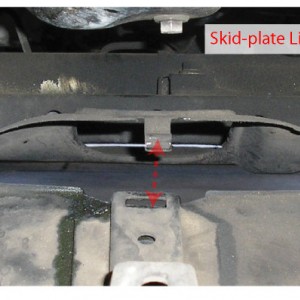 Skid Plate Link Separated