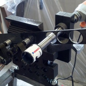 Yeah its a tube notcher im cutting 3/16 tube plugs with it right now.