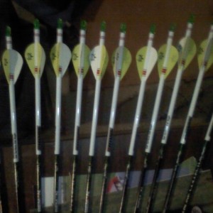 Wrapped and re-fletched and ready for the season!